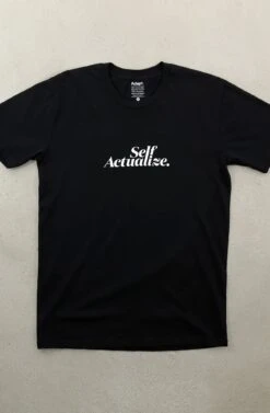 Self Actualize (Men's Black A1 Tee)(Self Actualize Mens Black A1 Tee1)