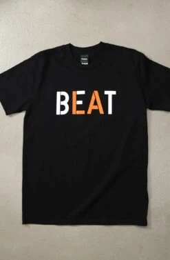 Beat LA (Men's Black/Orange Tee)(Beat La Mens Black Orange Tee)