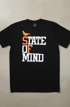 State Of Mind (Men's Black/Orange Tee)(State Of Mind Mens Black Orange Tee1)