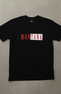Montana (Men's Black Tee)(Montana Mens Black Tee 1)