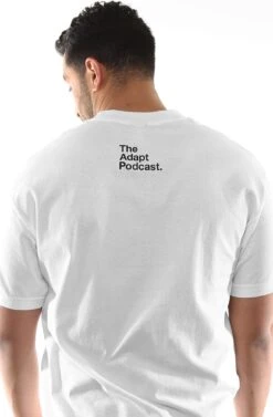 Ask The Right Questions (Men's White Tee)(Ask The Right Questions Mens White Tee) -Adapt Shop mt ask the right question wht back